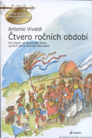 Kniha Čtvero ročních období Antonio Vivaldi