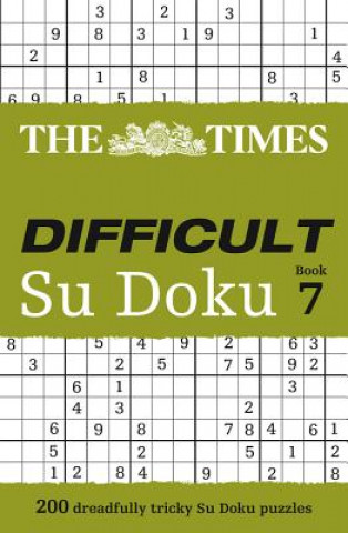 Könyv Times Difficult Su Doku Book 7 Puzzler Media