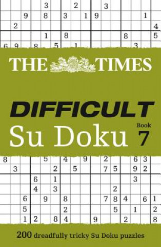 Knjiga Times Difficult Su Doku Book 7 Puzzler Media