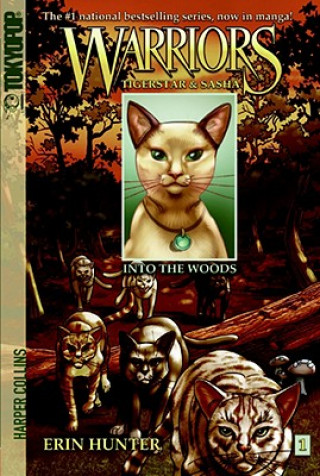 Carte Warriors Manga: Tigerstar and Sasha #1: Into the Woods Erin Hunter