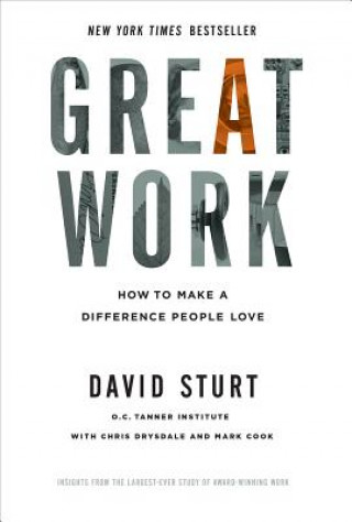 Carte Great Work: How to Make a Difference People Love David Sturt