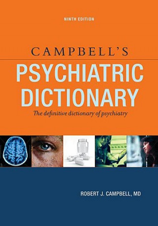 Kniha Campbell's Psychiatric Dictionary Robert Jean Campbell