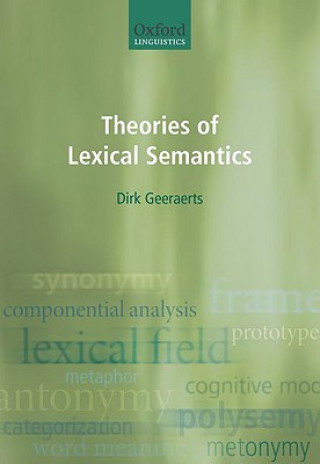 Könyv Theories of Lexical Semantics Dirk Geeraerts