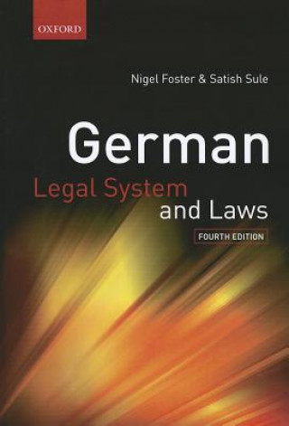 Book German Legal System and Laws Nigel Foster