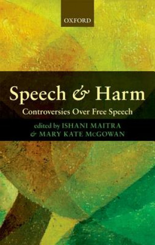 Knjiga Speech and Harm Ishani Maitra