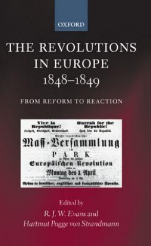 Kniha Revolutions in Europe, 1848-1849 R. J. W.  Evans