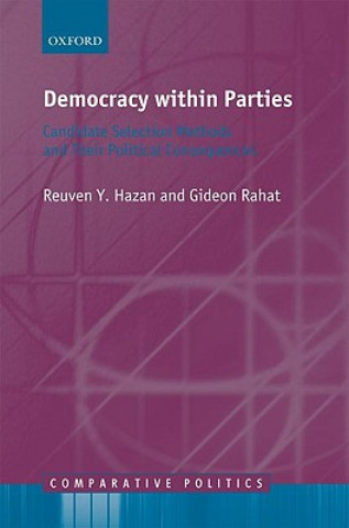 Könyv Democracy within Parties Reuven Y Hazan