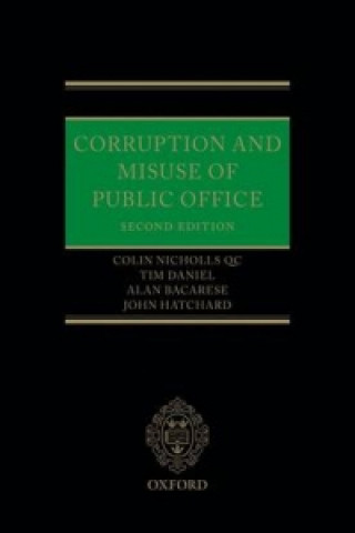 Könyv Corruption and Misuse of Public Office Colin Nicholls