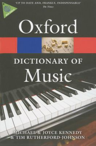 Carte Oxford Dictionary of Music Joyce Rutherford Johnson