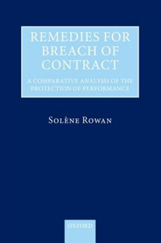 Könyv Remedies for Breach of Contract Solene Rowan
