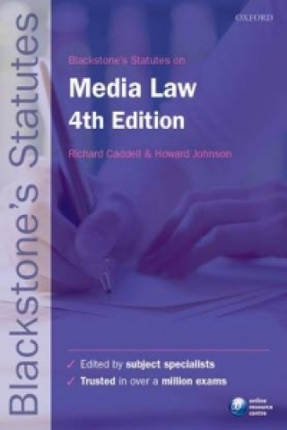 Carte Blackstone's Statutes on Media Law Howard Caddell