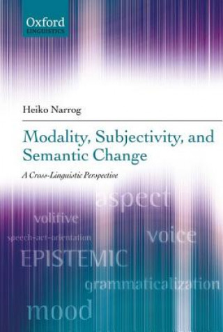 Könyv Modality, Subjectivity, and Semantic Change Heiko Narrog