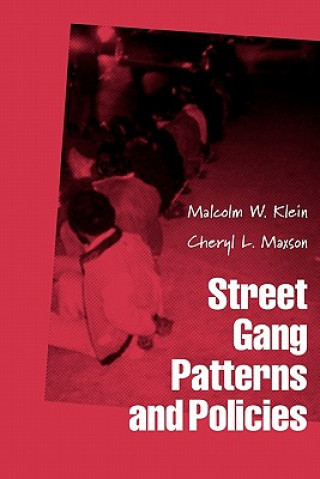Kniha Street Gang Patterns and Policies Malcolm W Klein