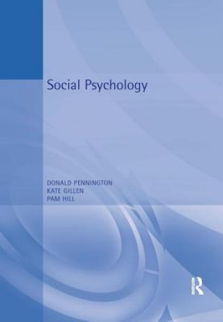 Kniha Social Psychology Donald Pennington