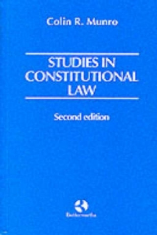 Könyv Studies in Constitutional Law Colin R Munro