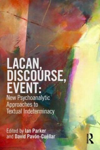 Książka Lacan, Discourse, Event: New Psychoanalytic Approaches to Textual Indeterminacy Ian Parker