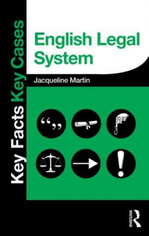 Könyv English Legal System Jacqueline Martin