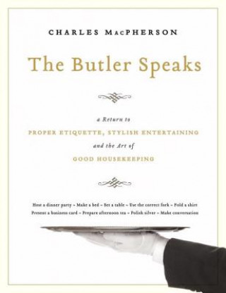Книга Butler Speaks Charles MacPherson
