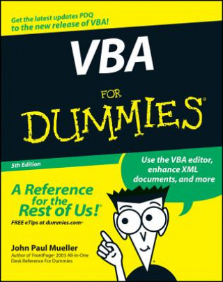 Carte VBA For Dummies 5e John Mueller