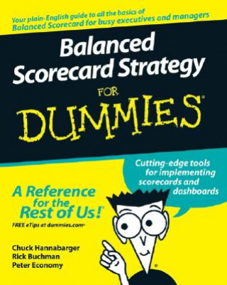 Carte Balanced Scorecard Strategy For Dummies Charles Hannabarger