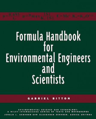 Carte Formula Handbook for Environmental Engineers and Scientists Gabriel Bitton