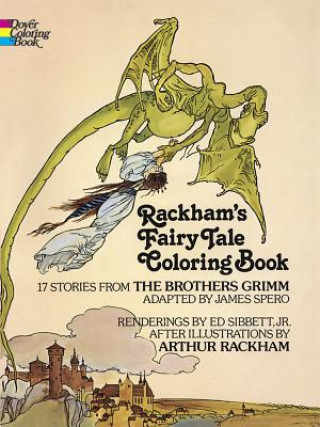 Książka Rackham's Fairy Tale Colouring Book Arthur Rackham