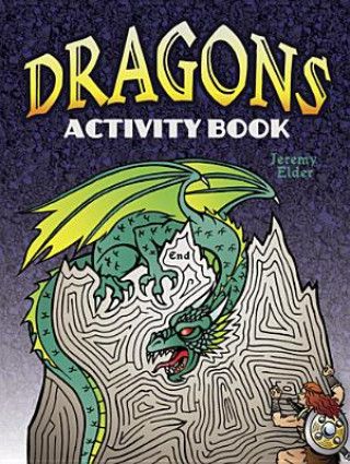 Книга Dragons Activity Book Jeremy Elder