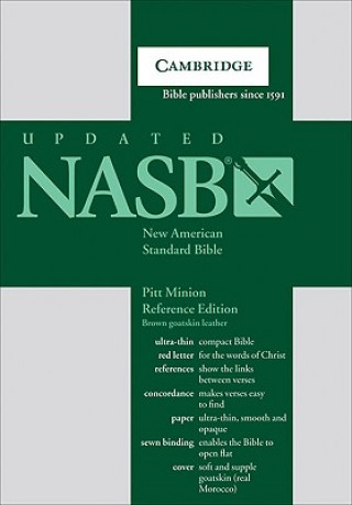 Книга NASB Pitt Minion Reference Bible, Brown Goatskin Leather, Red-letter Text, NS446XR Brown Goatskin Leather Baker Publishing Group