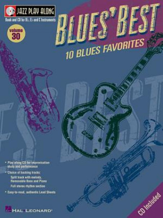 Book Blues Best Jazz Play Along Vol 30 Hal Leonard Corp