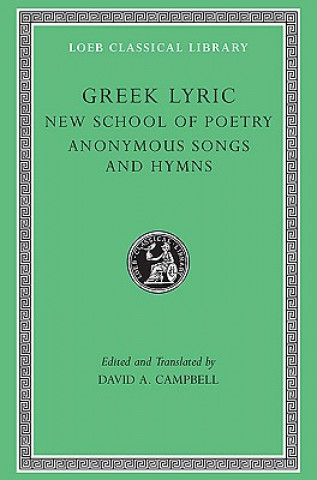 Książka Greek Lyric David A Campbell