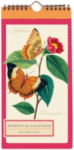 Calendar / Agendă Asian Butterflies Perpetual Calendar Edward Donovan