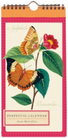 Kalendarz/Pamiętnik Asian Butterflies Perpetual Calendar Edward Donovan