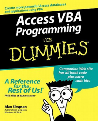 Könyv Access VBA Programming For Dummies Alan Simpson