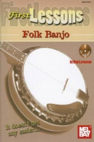 Könyv First Lessons Folk Banjo Dan Levenson