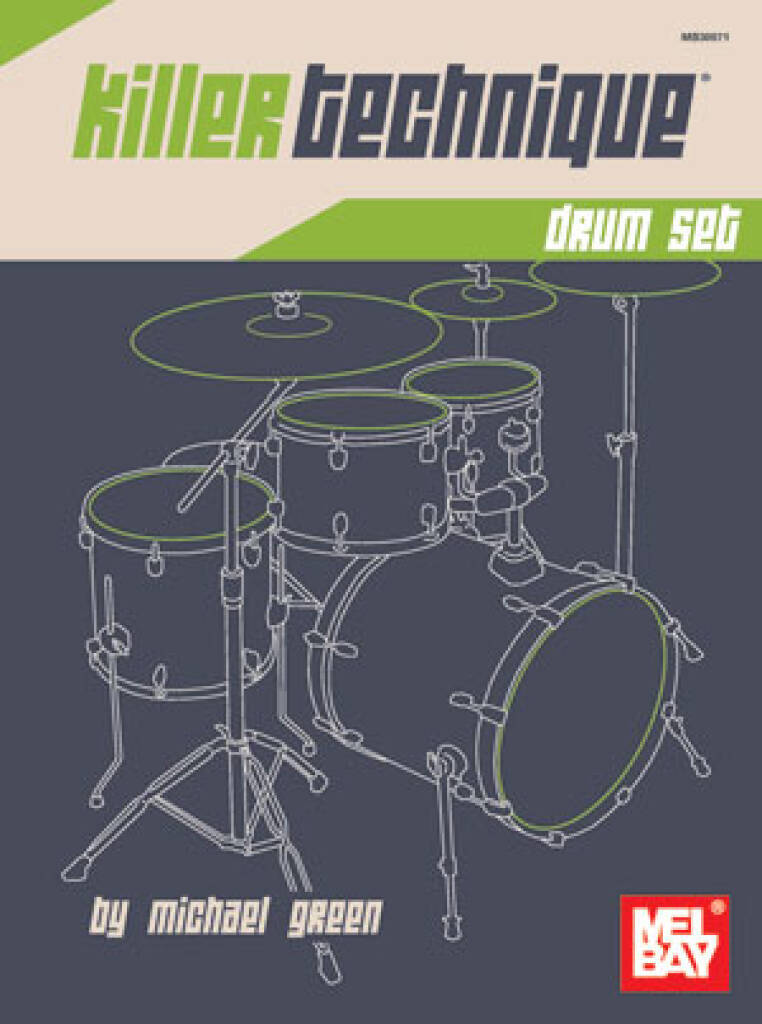 Knjiga Killer Technique Drum Set GREEN