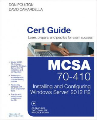 Carte MCSA 70-410 Cert Guide R2 Don Poulton