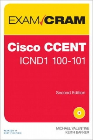 Könyv CCENT ICND1 100-101 Exam Cram Michael Valentine