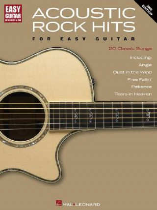 Carte Acoustic Rock Hits For Easy Guitar Hal Leonard Corp