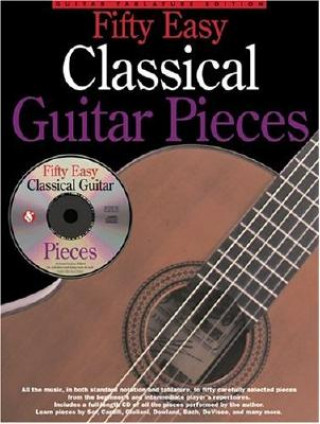 Könyv 50 Easy Classical Guitar Pieces Jerry Willard