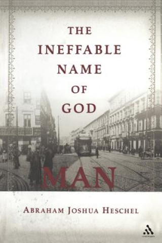 Carte Ineffable Name of God: Man Abraham Joshua Heschel