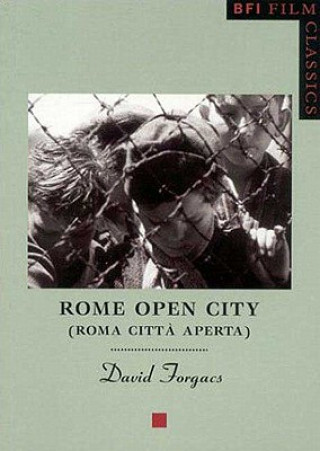 Buch Rome Open City: ("Roma Citta Aperta") David Forgacs