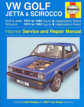 Könyv VW Golf, Jetta & Scirocco Owner's Workshop Manual 