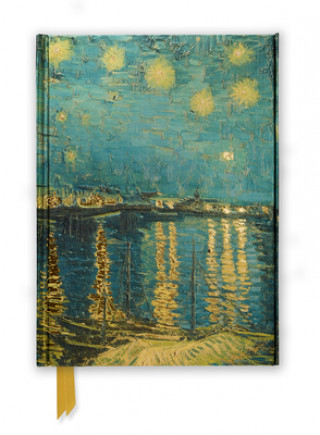 Naptár/Határidőnapló Van Gogh: Starry Night over the Rhone (Foiled Journal) Flame Tree Publishing