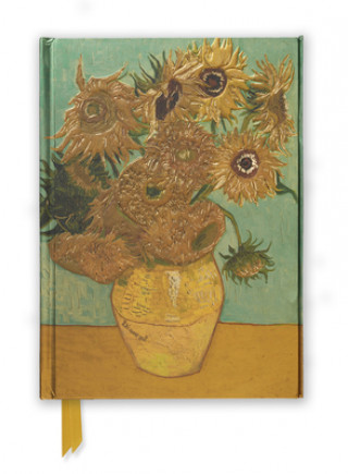 Naptár/Határidőnapló Van Gogh: Sunflowers (Foiled Journal) Flame Tree