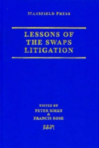 Βιβλίο Lessons of the Swaps Litigation Peter Birks