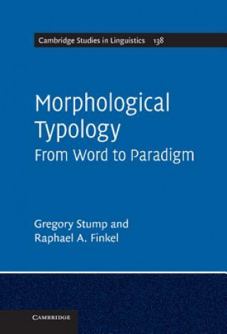 Könyv Morphological Typology Raphael Finkel