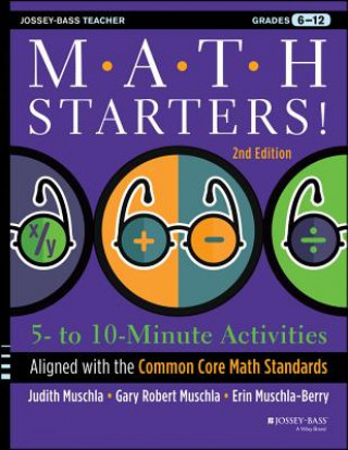 Könyv Math Starters Judith A Muschla