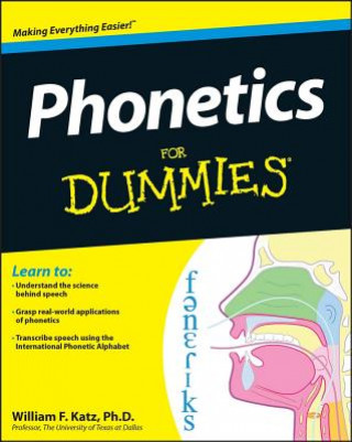Kniha Phonetics For Dummies William Katz