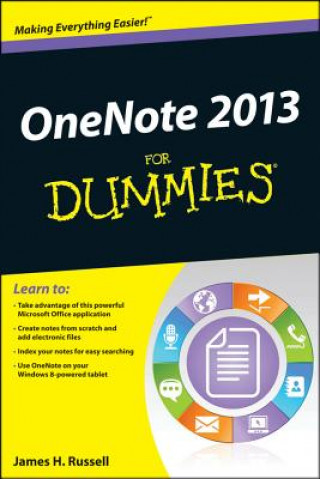 Kniha OneNote 2013 For Dummies James H Russell