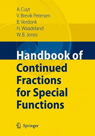 Book Handbook of Continued Fractions for Special Functions Annie Cuyt